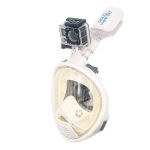 מסכת צלילה לילדים Aquaview180° - לבנה
