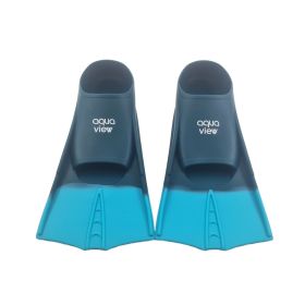 סנפירים לשחייה קצרים מסיליקון - כחול