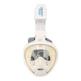 מסכת צלילה לילדים Aquaview180° - לבנה